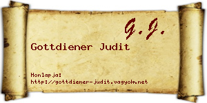 Gottdiener Judit névjegykártya